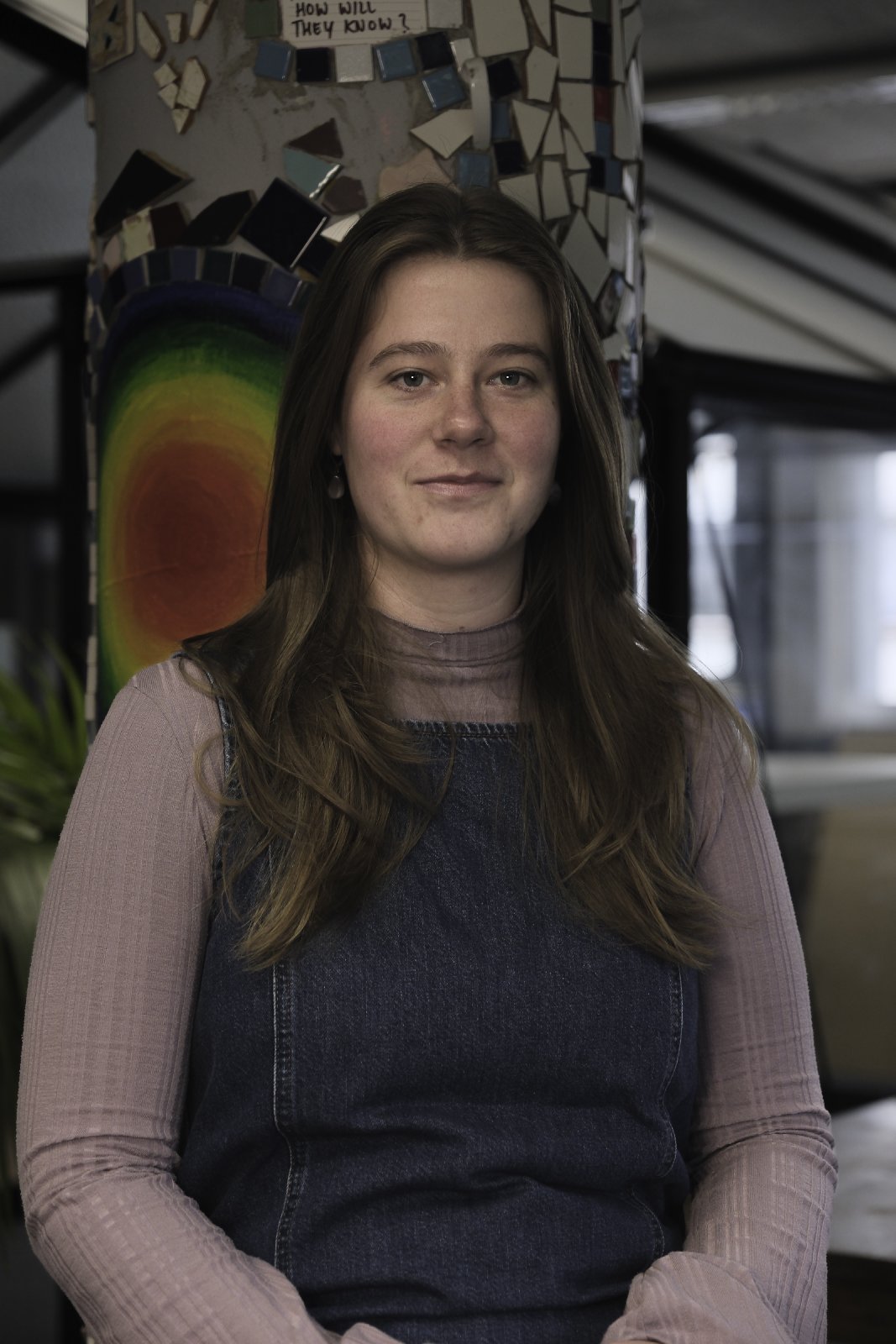 Portret van Aline de Boer